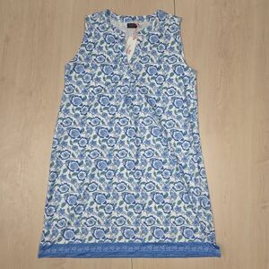 Vineyard Vines Blue and White Floral Dress